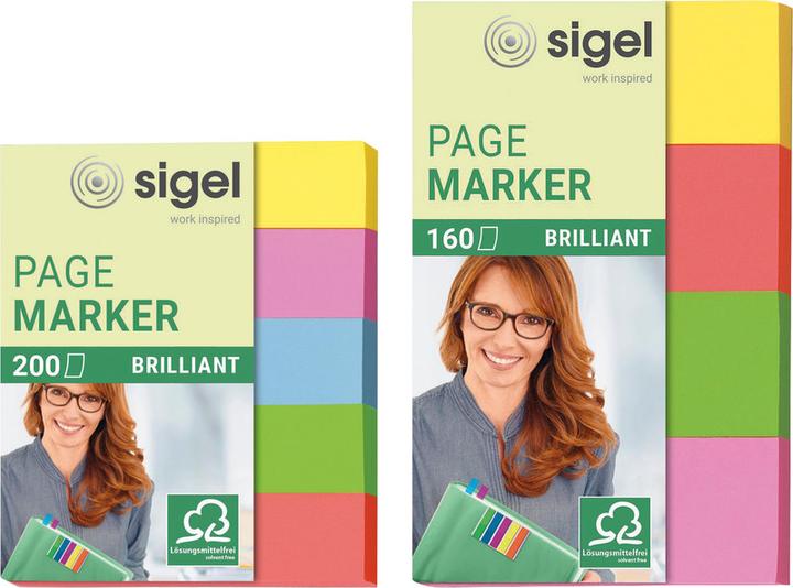 Actual product image Sigel Sticky notes Brilliant (12 x 50 mm)