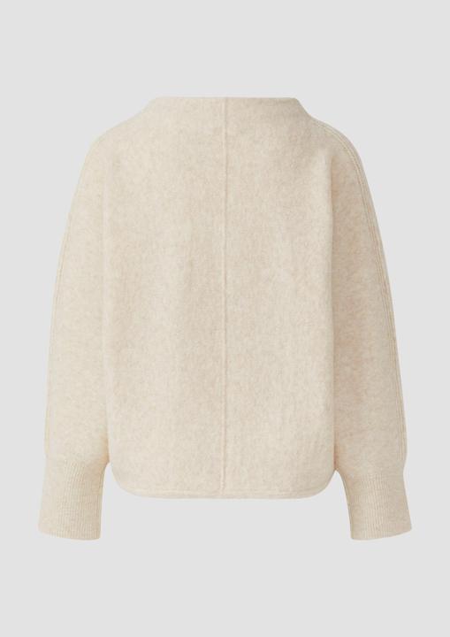 Produktbild s.Oliver Strickpullover Strickpullover mit Stehkragen und Fledermausärmeln (34)