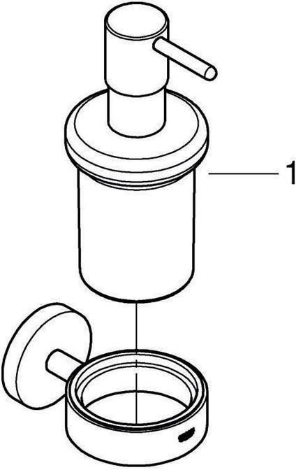 Productafbeelding Grohe Zeepdispenser met houder Essentials supersteel 40448DC1