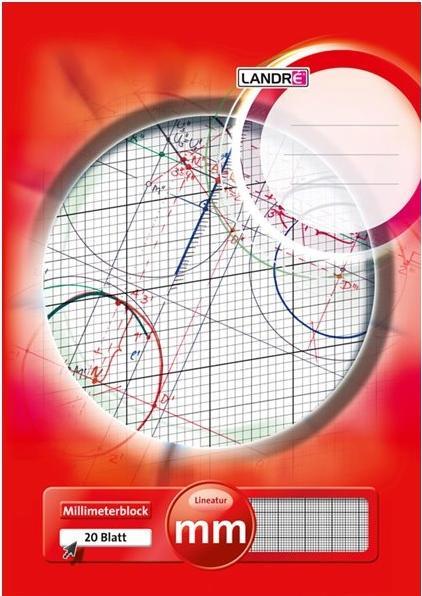 Produktbild Landré A3 kopfgeleimter Millimeterblock (A3)