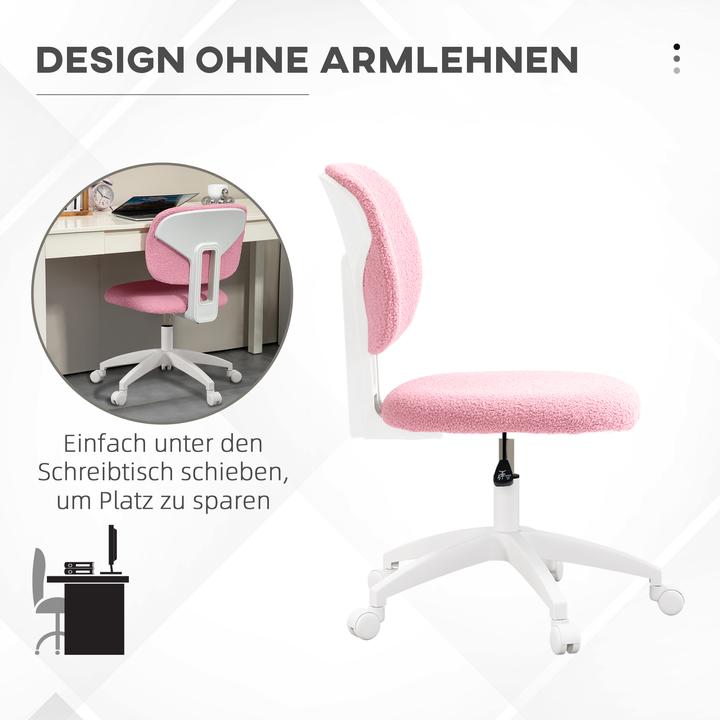 Produktbild Vinsetto Bürostuhl mit Plüschbezug