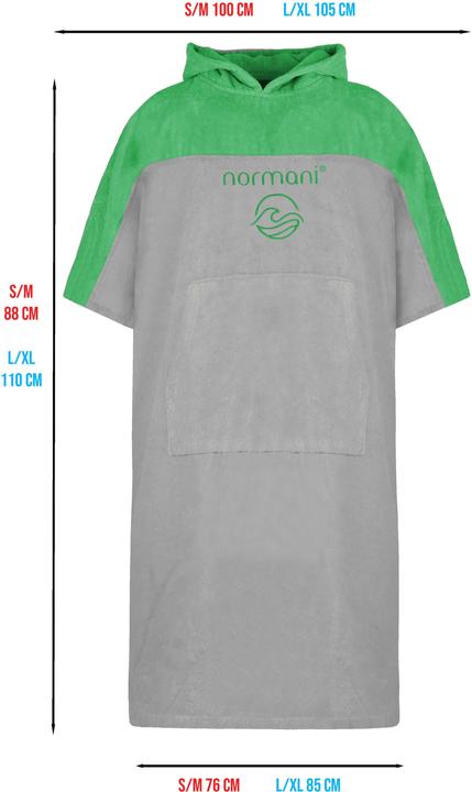 Actual product image Normani Ladies Surfer Poncho Kuta - 8779 (XL)