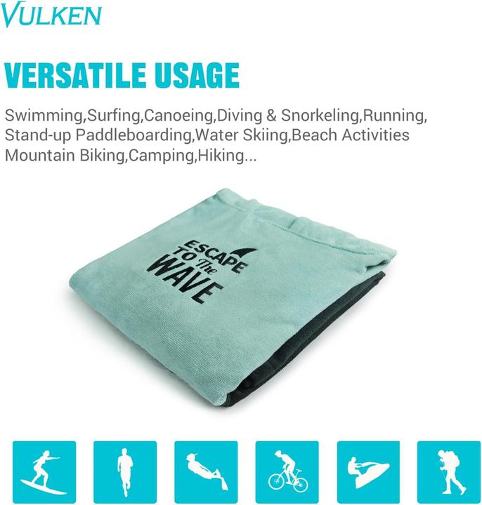 Immagine prodotto Vulken Badeponcho mit Kapuze