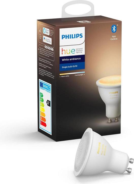 Immagine prodotto Philips Hue Tonalità Bianco Ambiente BT (GU10, 5 W, 350 lm, 1 x, G)
