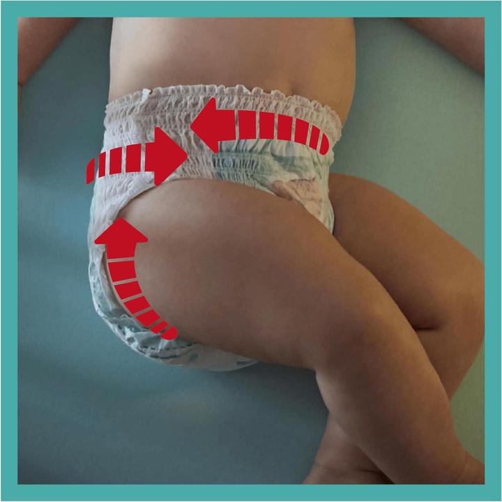 Actual product image Pampers Baby-Dry Pants (Size 7, Monthly box, 104 Piece)