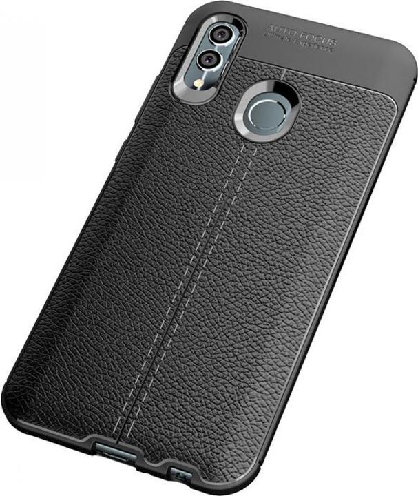 Actual product image Screenguard Huawei P Smart 2019 Sleeve Leather Design TPU Cover (Huawei P Smart+ (2019))