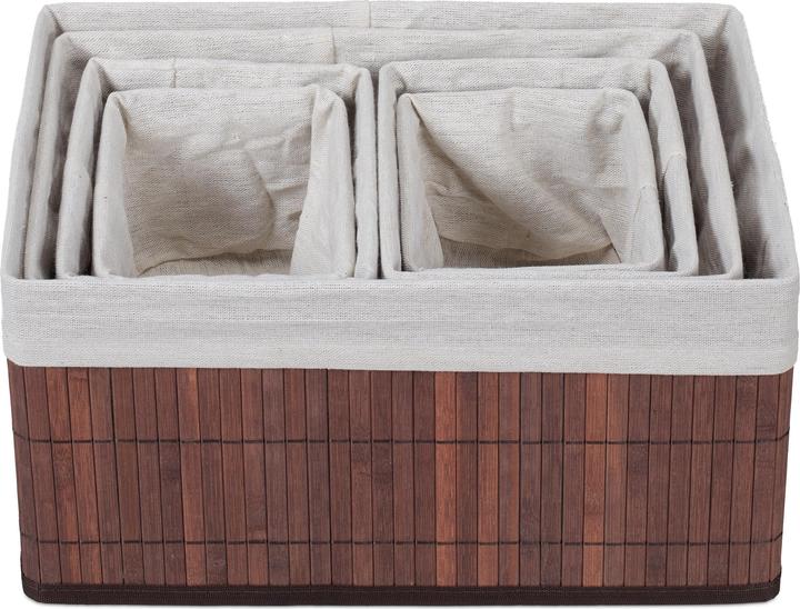 Produktbild Relaxdays 6x Aufbewahrungskorb