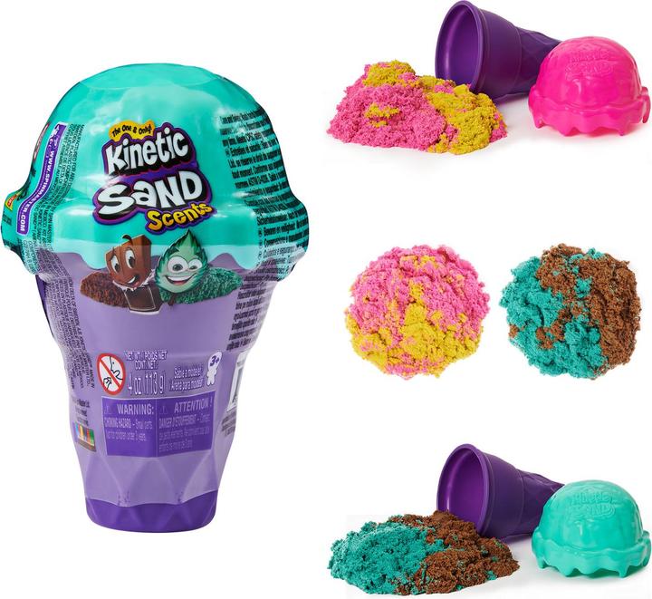 Produktbild Spin Master 6058757 KINETIC SAND Coni Gelato Ass.to sabbia cinetica, sabbia colorata
