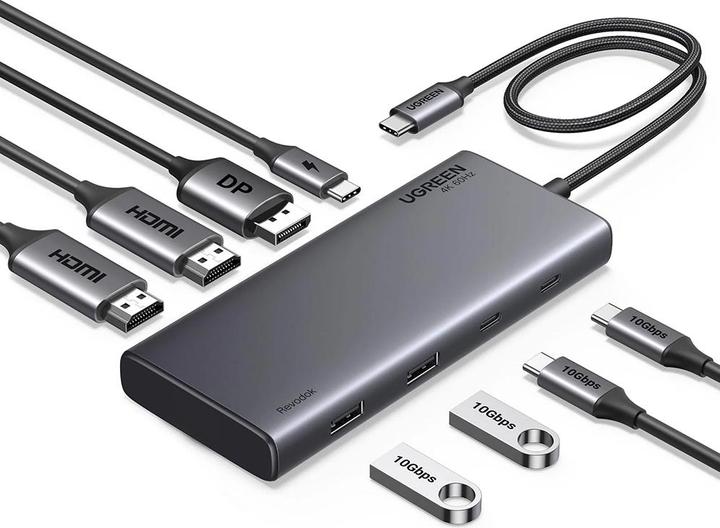 Productafbeelding Ugreen 35625 (USB-C, 8 ports)