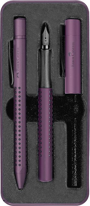 Immagine prodotto Faber-Castell Penna stilografica M/KS Set Grip berry (Bacca, 2 x)