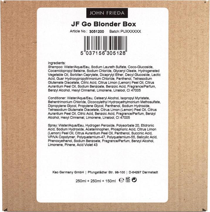 Produktbild John Frieda Go Blonder Box (Haarpflege Set)