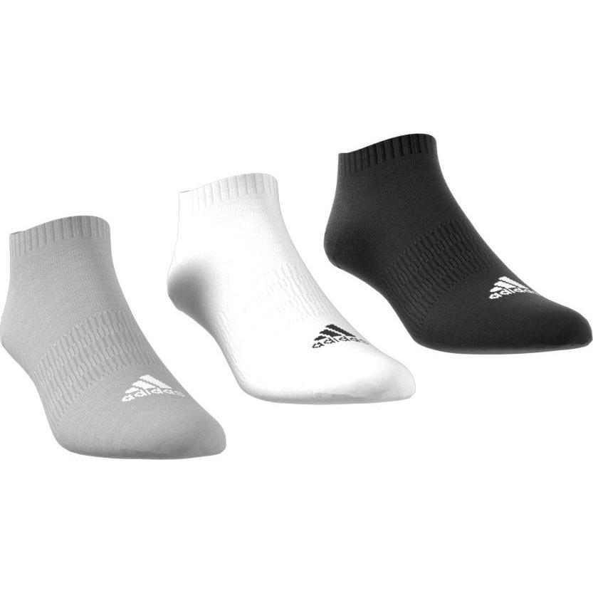 adidas, Mädchen, Shirt, T Spw Low 3p,Mgreyh/White/Blac Mgreyh/White/Black L, Mehrfarbig, (L)