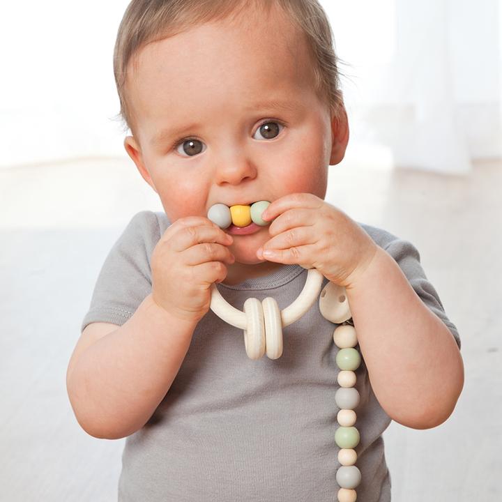 Produktbild Grünspecht mit Kautschukperlen