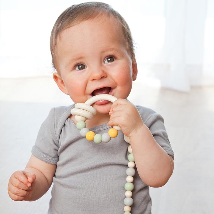 Produktbild Grünspecht mit Kautschukperlen