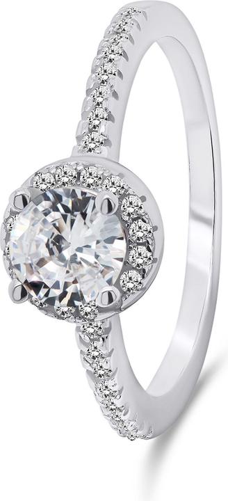 Produktbild Brilio Silver - Charming silver ring with zircons RI054W - Circuit: 52 mm (52)
