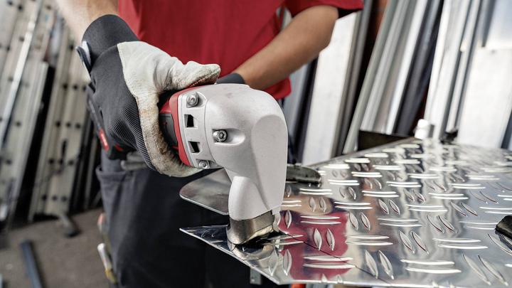 Produktbild GCS Cordless sheet metal shears FLEX SHE 16 18.0-EC C