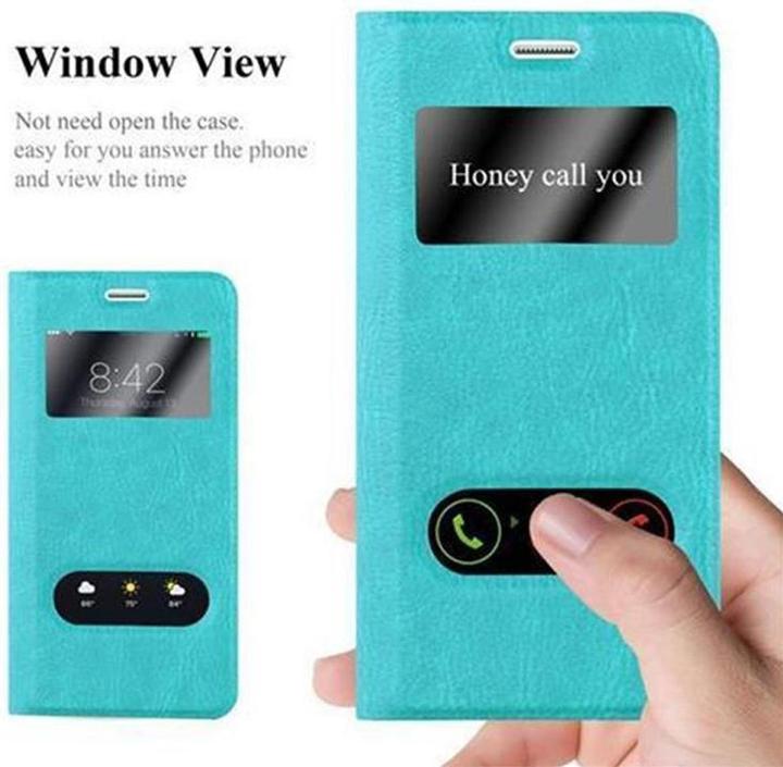 Produktbild Cadorabo Book mit View Doppelfenster Cover (Samsung Galaxy S5 Neo, Samsung Galaxy S5)