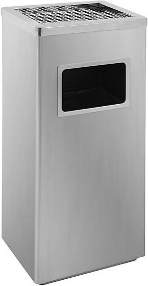 kaiserkraft Posacenere combinato in acciaio inox