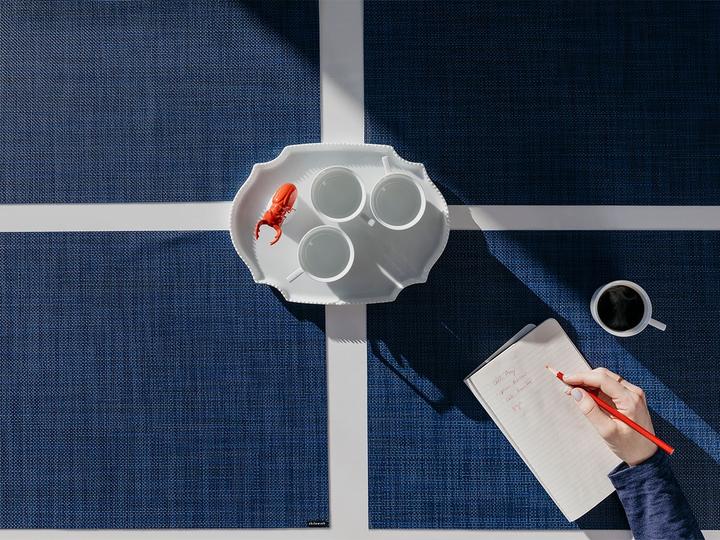 Image du produit Chilewich Mini Basketweave Set de table Indigo (1 pcs, 48 x 36 cm)