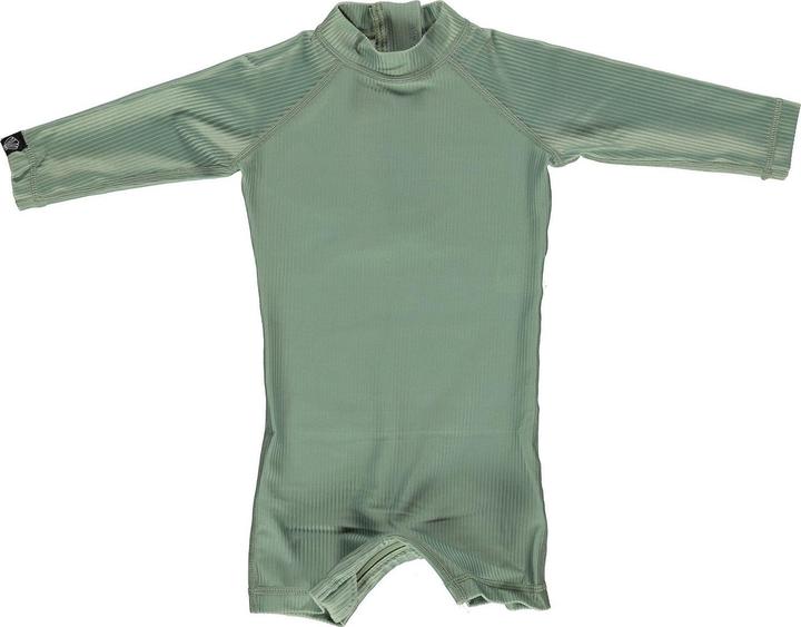 Beach & Bandits UV Badeoverall Baby Ribbed Basil (68, 74)