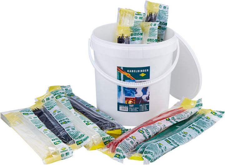 Produktbild SapiSelco Kabelbinder-Sortiment (Kunststoffkabelbinder, 200 mm)