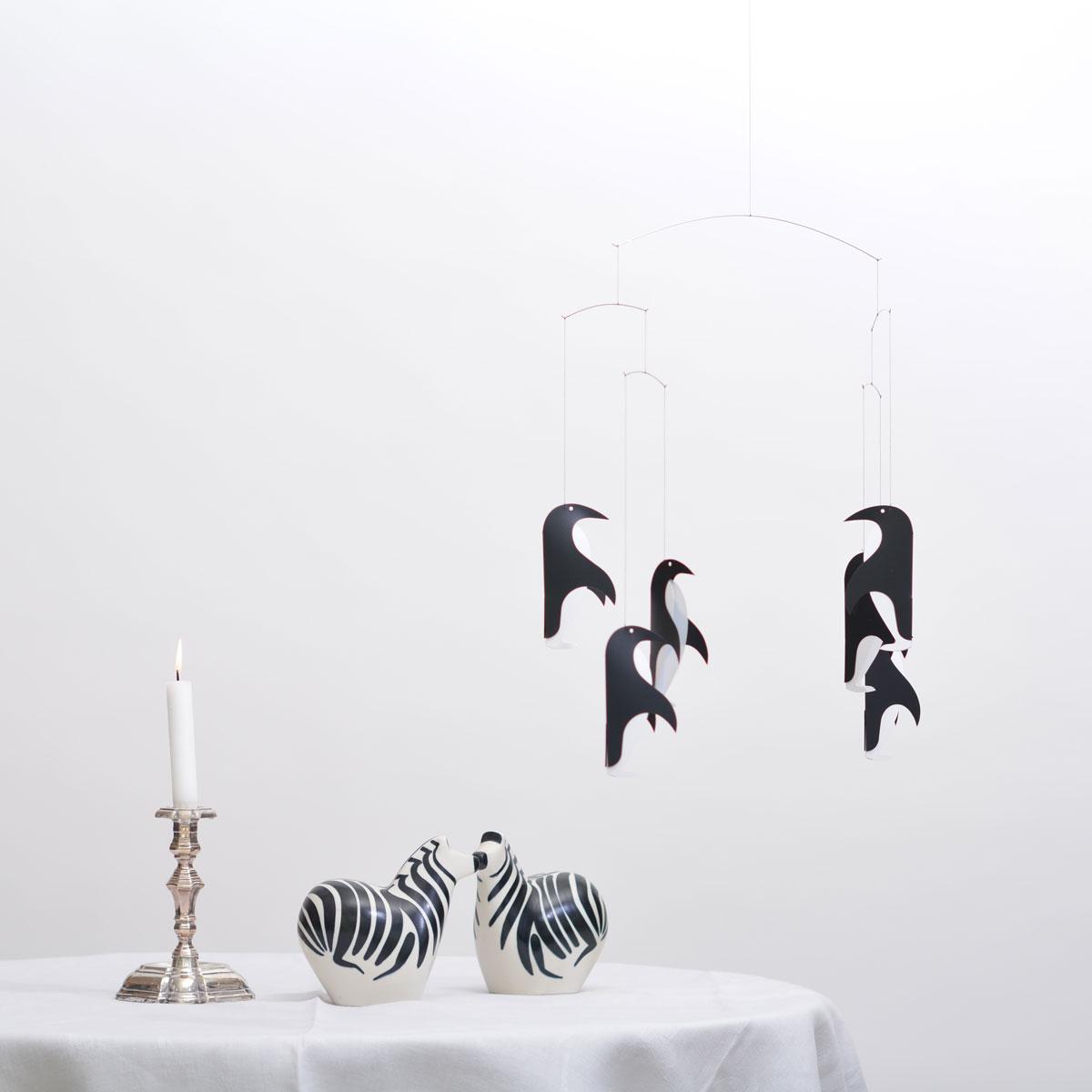 Thumbnail - Flensted Mobiles, Babymobile, Pinguingespräch Mobile mit Geschenkbox