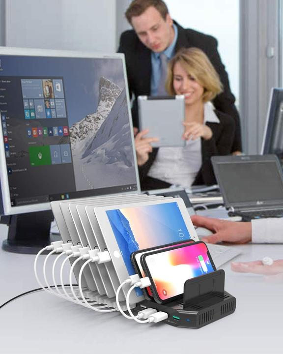 Image du produit Unitek Station de recharge USB (96 W, 10 ports)