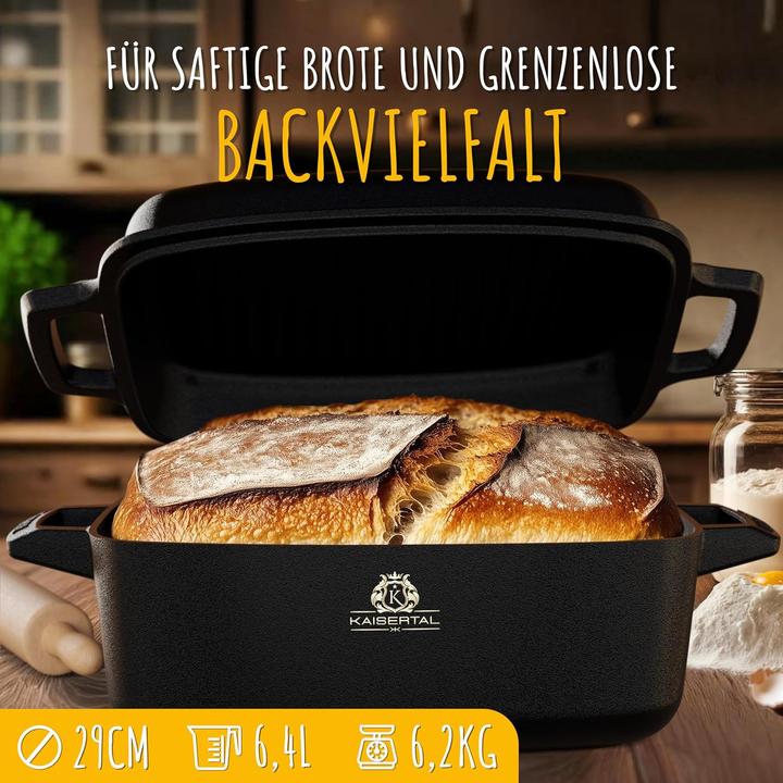 Produktbild Kaisertal Brotbackform mit Deckel und Gärkorb