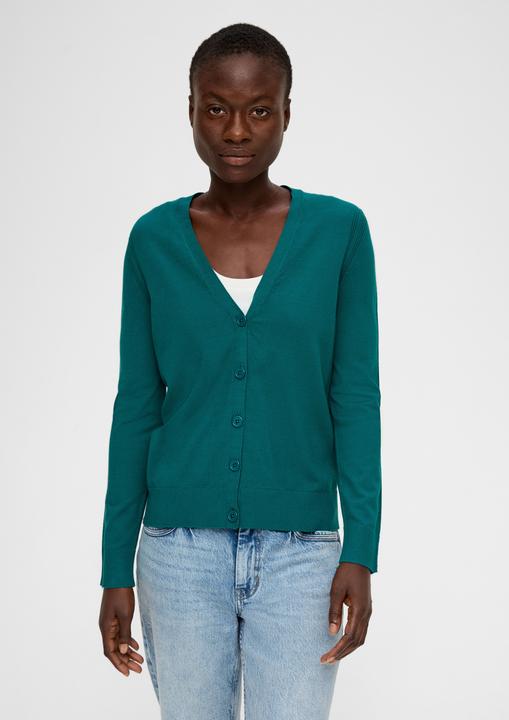 Produktbild s.Oliver Strickjacke Strickjacke aus Viskosemix (34)