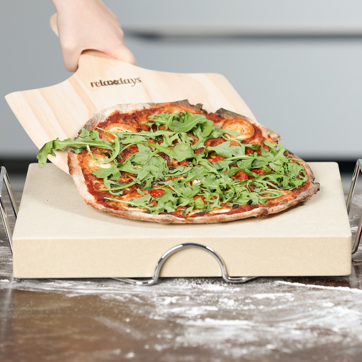 Produktbild Relaxdays Pizzastein Set
