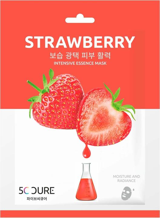 Actual product image 5C Cure Strawberry Intensive Essence Mask