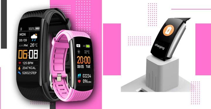 Produktbild Giewont Fit&GO Duo GW200-4 Smartband – Schwarz + Think Pink Armband (3G)