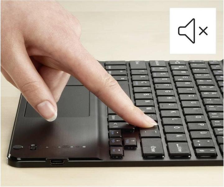 Image du produit Hama Tablet-Case mit BT-Tastatur sw (DE, Samsung Galaxy Tab A11+, Samsung Galaxy Tab A9+)