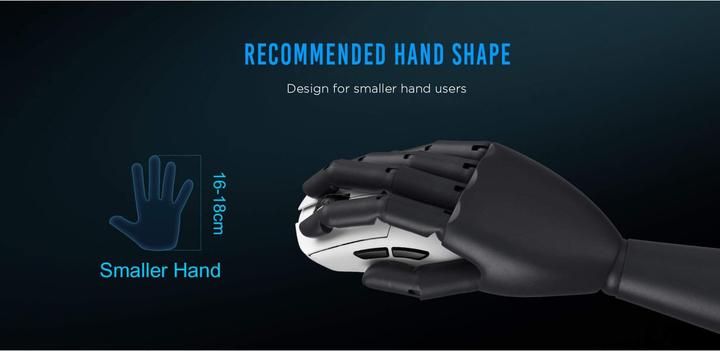 Actual product image Lamzu Paro Gaming Maus, 8kHz Abtastrate, 2,4GHz Wireless - schwarz (Cable, Wireless)