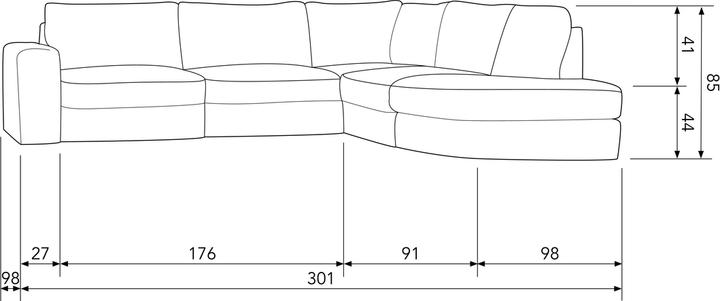 Actual product image Vtwonen Family (Corner sofa)
