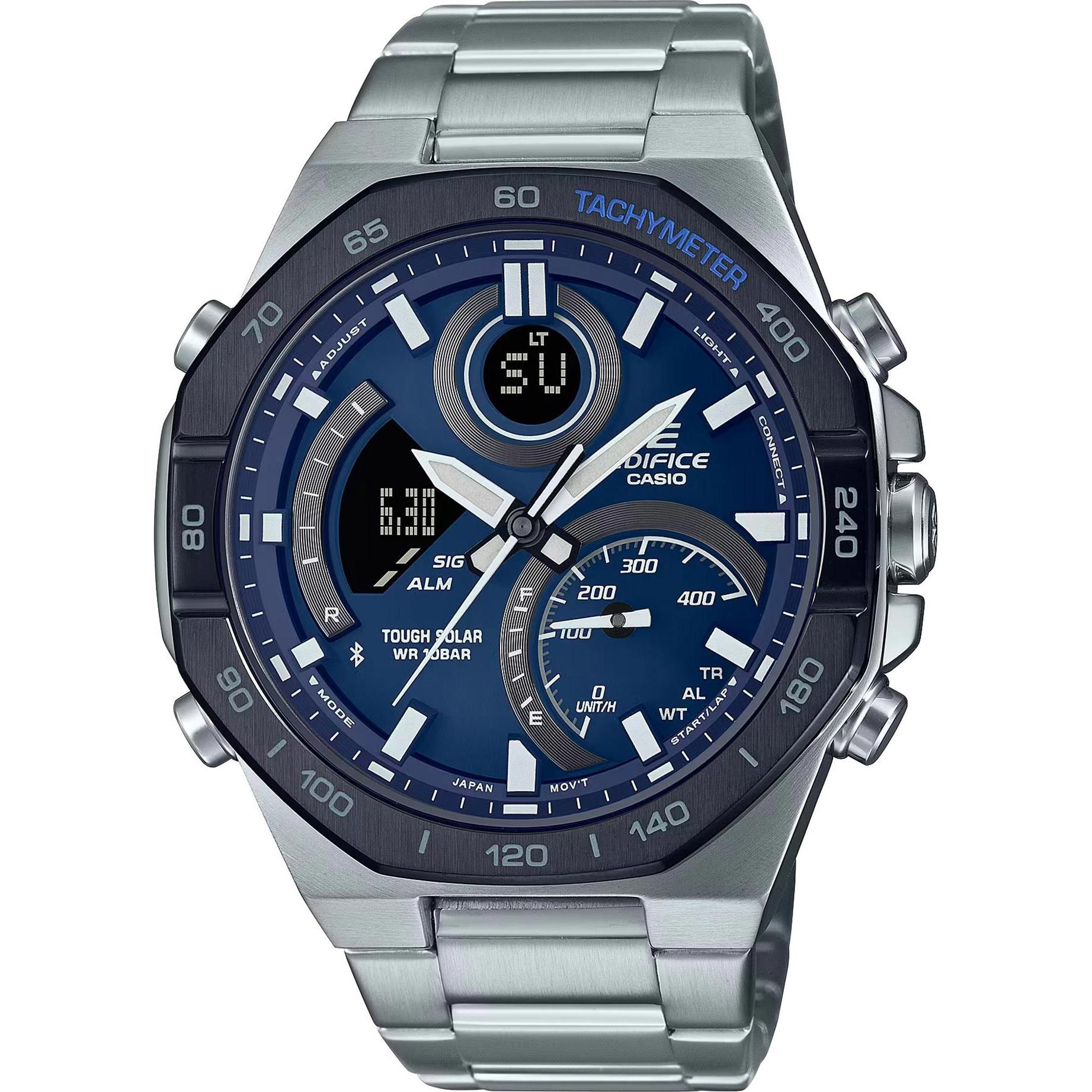Casio, Armbanduhr, Ecb-950db-2aef, Blau, (Chronograph, 48 mm)