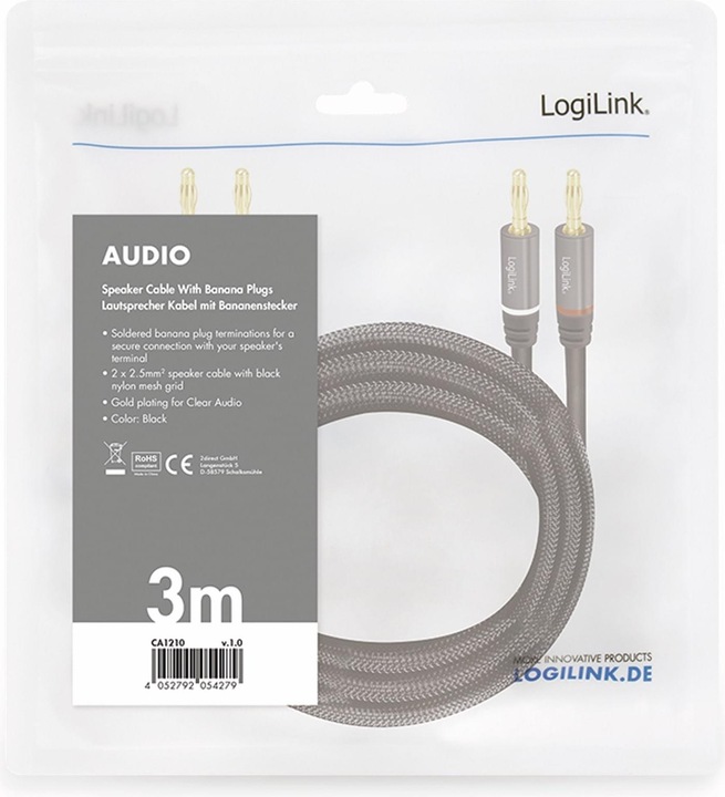 Actual product image LogiLink CA1210 (3 m, 2.50 mm²)