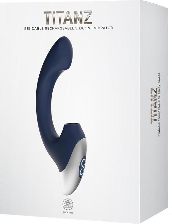 Produktbild NMC silicone rechargeable vibrator blue