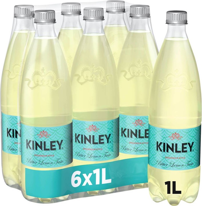 Actual product image Kinley Bitter Lemon (6 x 100 cl)