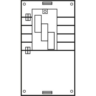 ABN, Verteilerschrank Zubehör, Sammelschienen-Feld