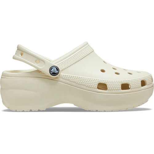 Crocs, Damen, Hausschuhe, Classic Platform Clog, Weiss, (41, 41.5, 42, 41 1/3)