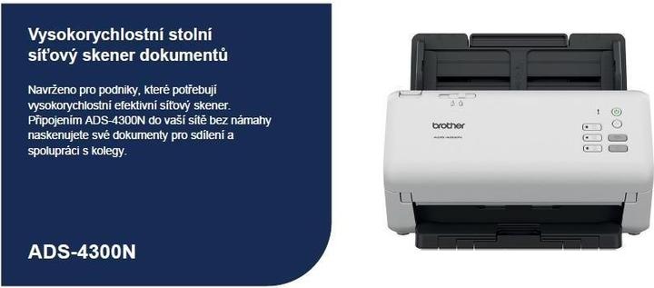 Productafbeelding Brother ADS-4300N (LAN, USB, Ethernet)