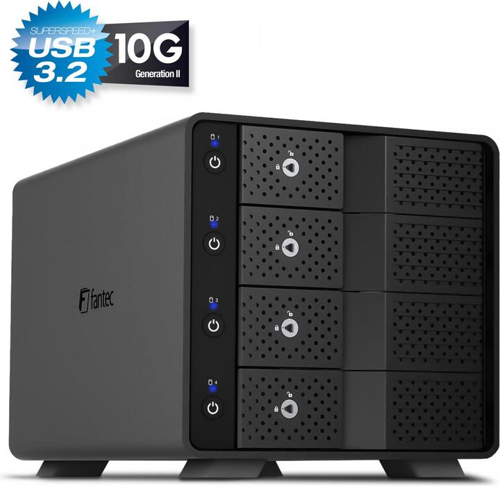 Actual product image Fantec MB-X4U31 4x 3.5 Enclosure (3.5")