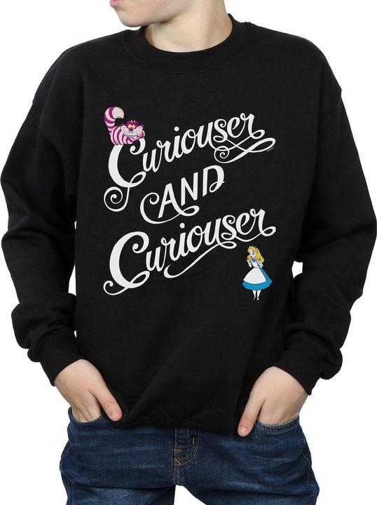 Actual product image Disney Boys Alice In Wonderland Curiouser Sweatshirt (152, 158)