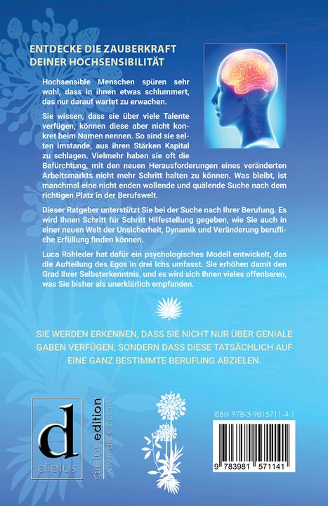 Immagine prodotto Die Berufung für Hochsensible (Tedesco, Luca Rohleder, 2015)