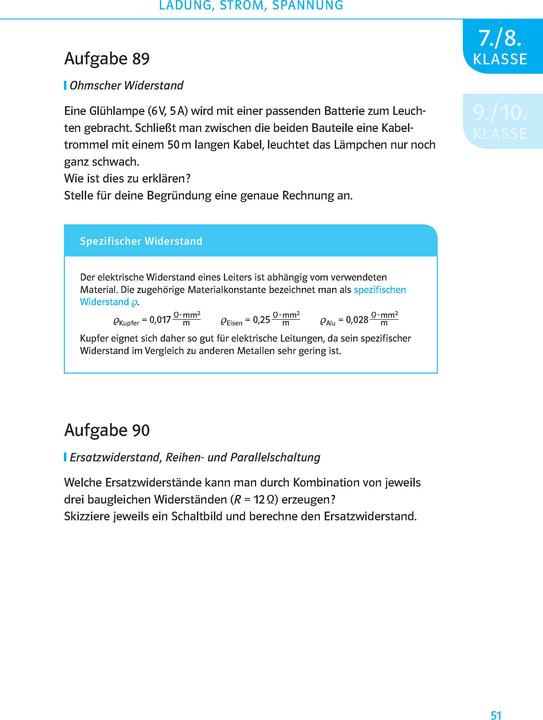 Produktbild 200 Physikübungen wie in der Schule 7 - 10 (Deutsch, 2012)