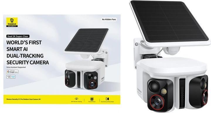 Produktbild Baseus Security X1 Pro Outdoor Dual Camera 3K White