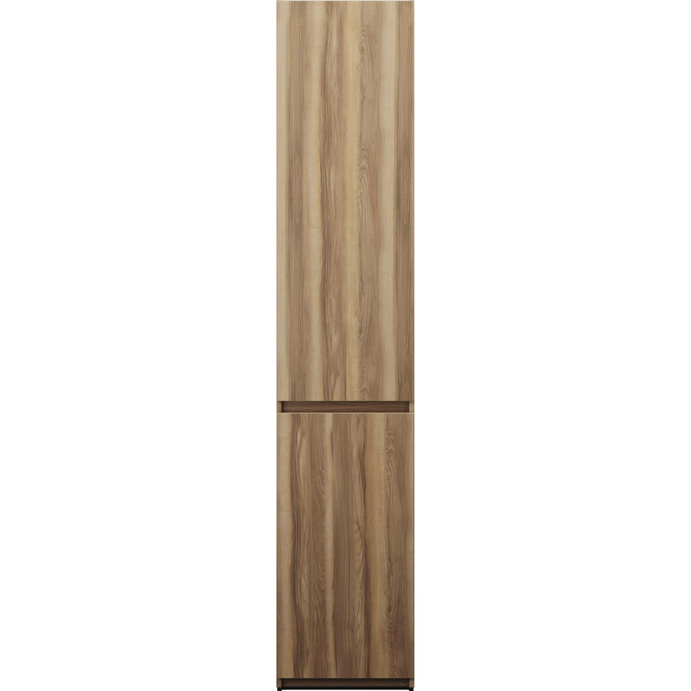 burgbad, Badezimmerschrank, Lin20 Hochschrank Bodenstehend mit 2 Türen, Tiefe 345mm, Türanschlag rechts, 400x345x2000m