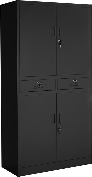 Image du produit tectake Armoire de classement (90 x 40 x 180 cm)