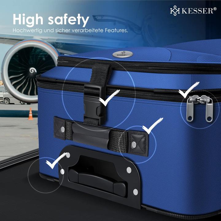 Actual product image Kesser Suitcase set, blue (60 l)
